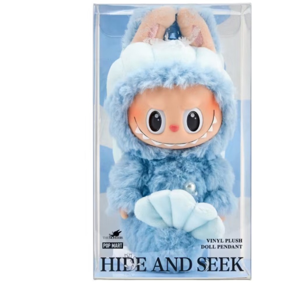 Pop Mart Hide and Seek Plush Pendant Singapore exclusive Merbubu 🧜‍♂️ Labubu